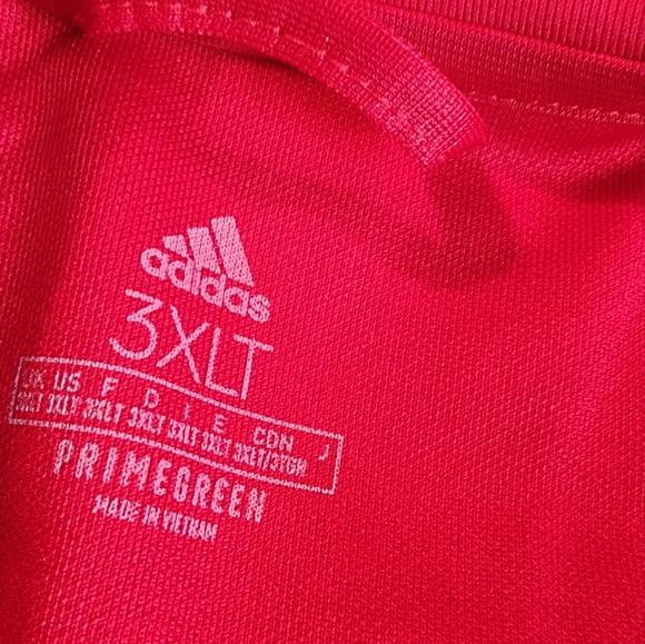 Mens 3xlt adidas red and white tiro jacket - Picture 6 of 6